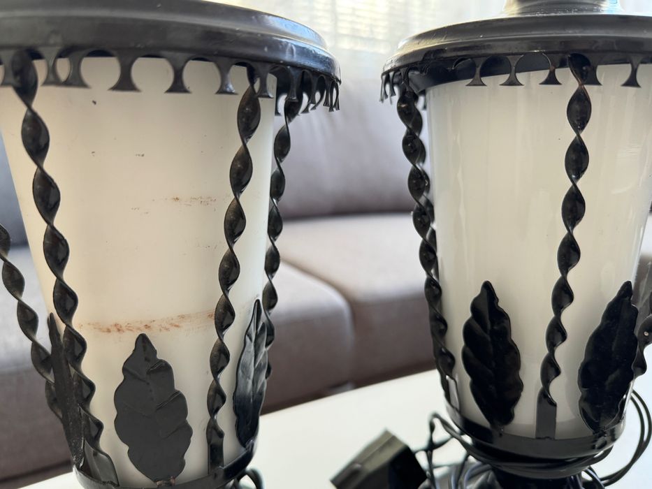 Ретро нощни лампи от ковано желязо