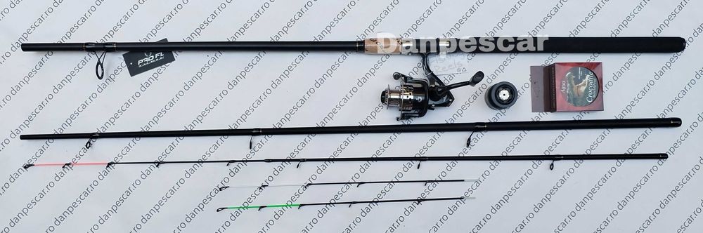 SET FEEDER Lanseta PROFL SPIRADO 3,60m+Mulineta FEEDER QFC4000 si fir