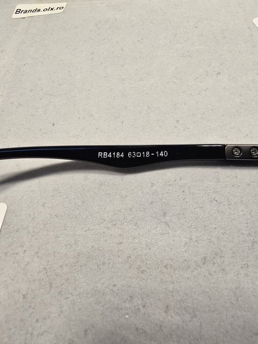 Ochelari de soare polarizati Ray-Ban RB4181, Black, Made in Italy