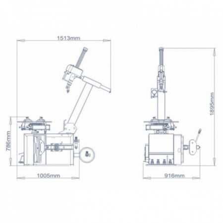 Pachet vulcanizare 10-24", dejantat 380V+echilibrat 220V, cod-Pachet69