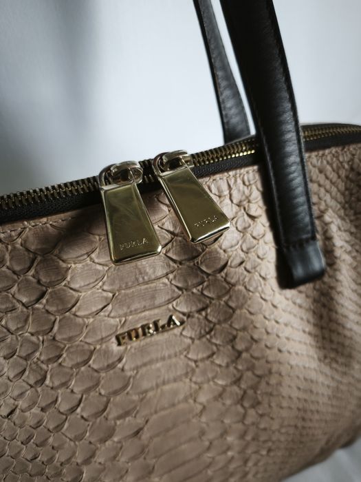 Furla, голяма чанта естествена кожа