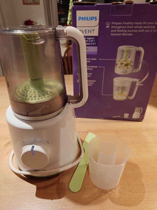 Philips avent 2 in 1 steamer and blender cu Inca 8 luni garantie