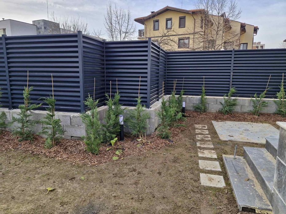 Ковано желязо огради и портали, ламелни огради, лазерно обработване