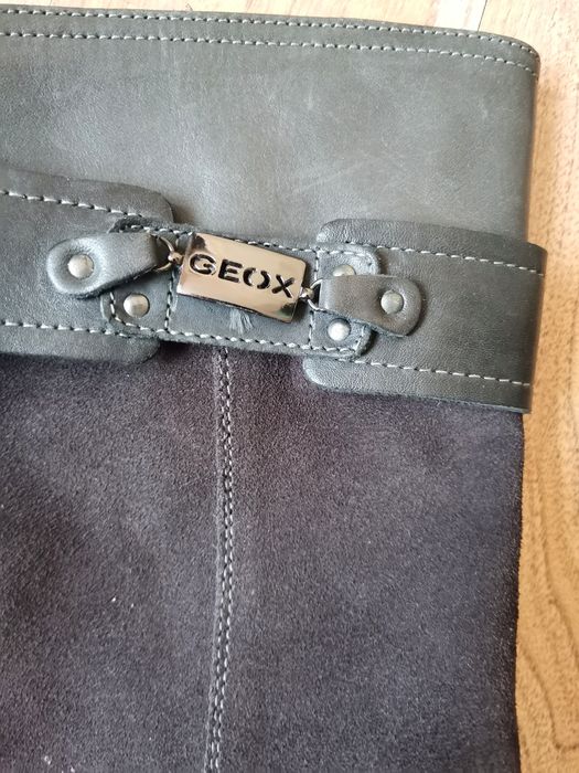 Дамски ботуши Geox естествена кожа, 36 номер