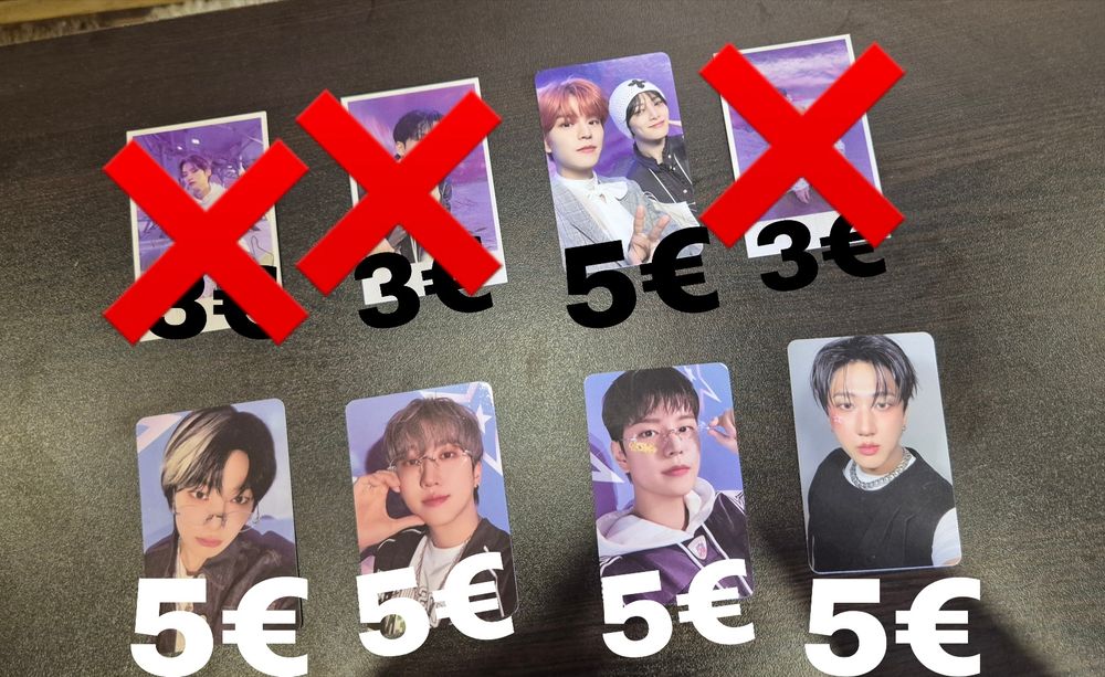 Stray kids официални картички