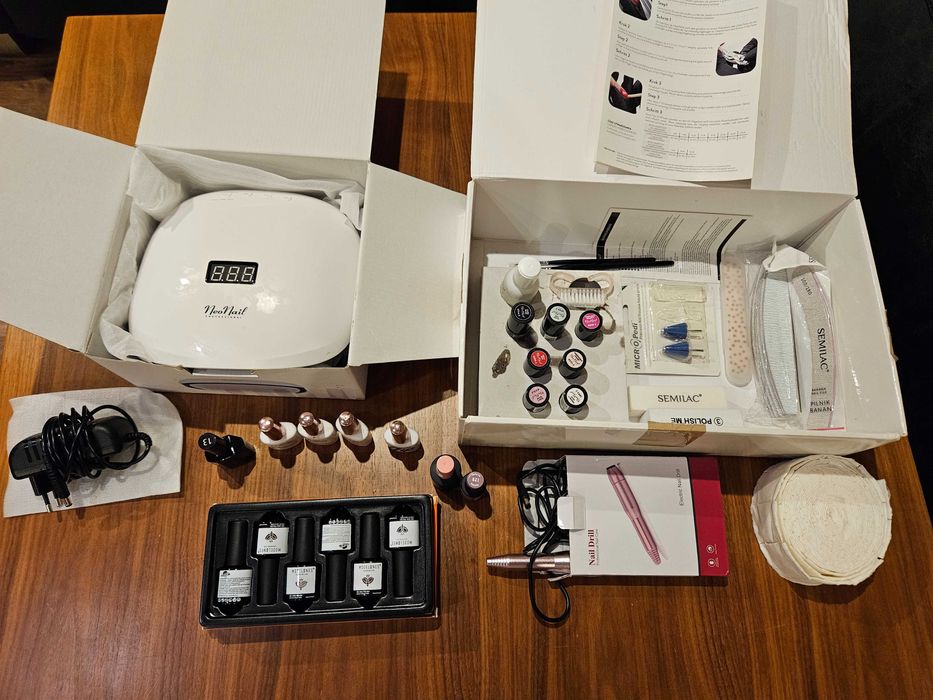 Професионална LED Лампа за маникюр NeoNails + ел. пила, лакове и пили