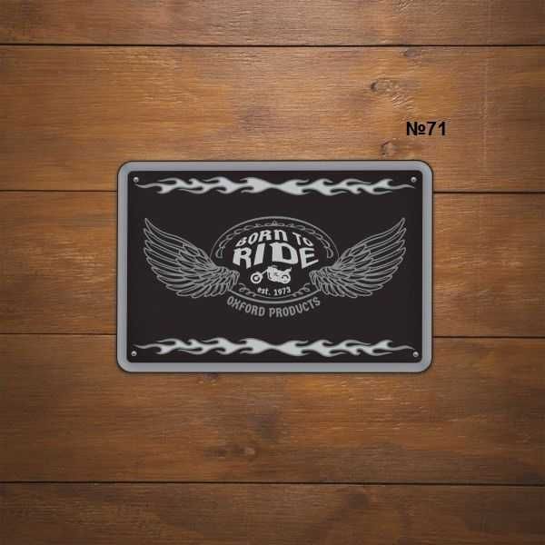 OXFORD метални табели мотор рокер мото крос чопър моторист сервиз