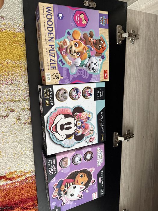 Puzzle lemn fetite