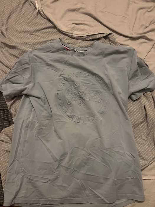 Синя оригинална тениска на Lacoste