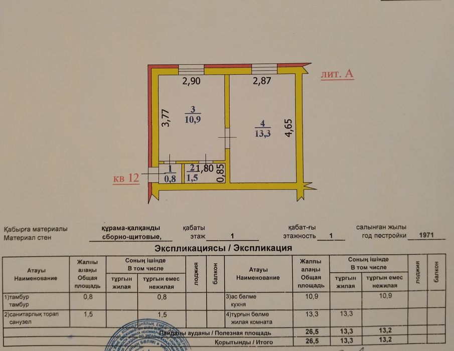 2 комнаты в Мичурино, общежитие.