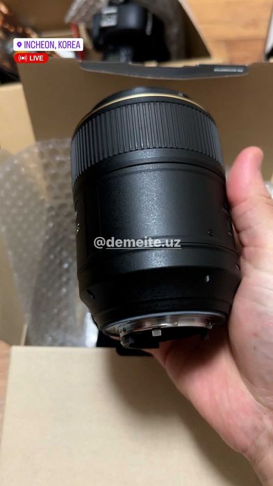 Nikon 105mm Macro AF-S VR f2.8G IF-ED. Stomatologlar uchun.