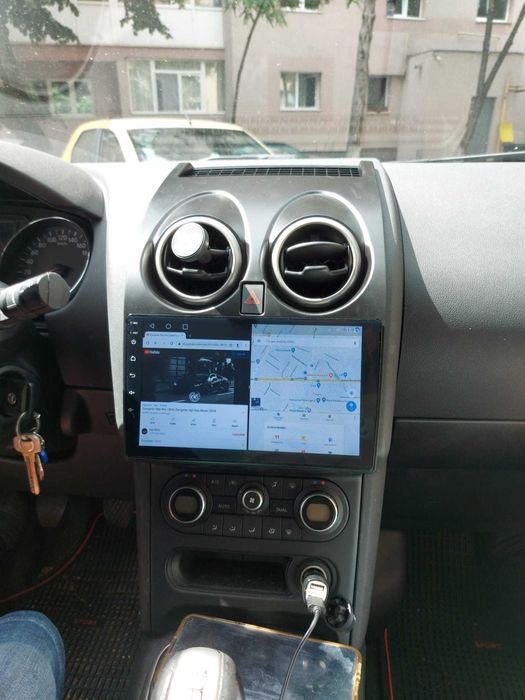 Navigatie Android Nissan Qashqai Waze YouTube Bluetooth Internet