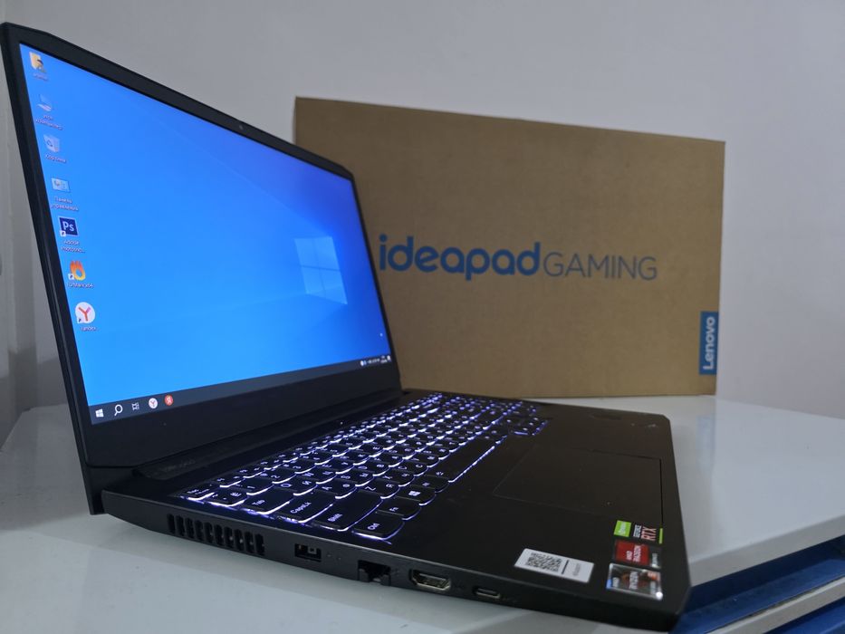 Игровой ноутбук RTX 3050TI/ Ryzen 5 5600H/ 16Gb RAM/ 512GB SSD lenovo