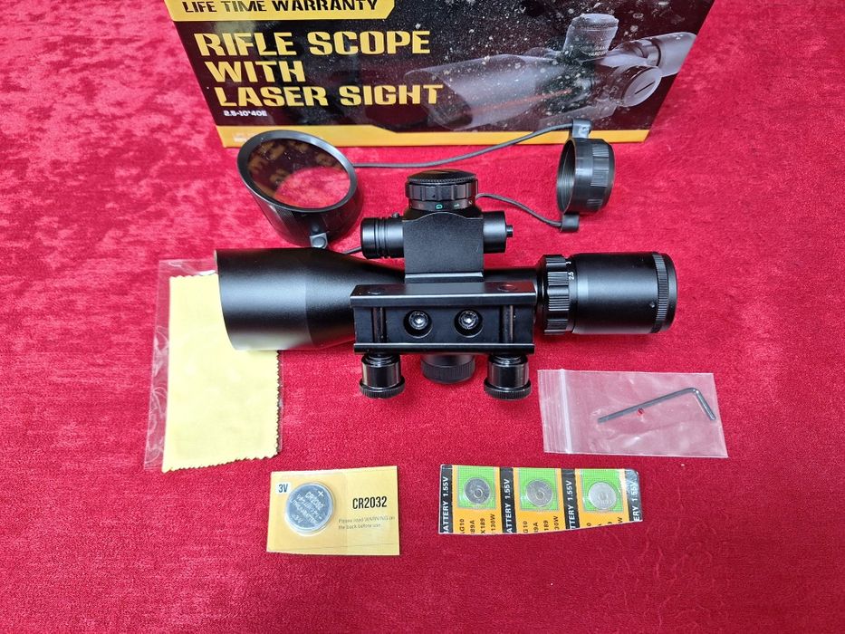 Оптичен лазерен прицел 2.5×10×40