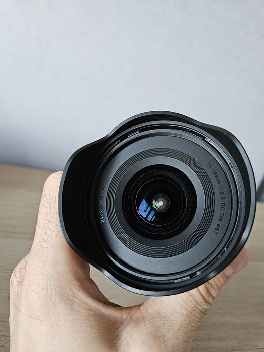 Obiectiv Sigma 10-18mm F2.8 pt Sony, impecabil