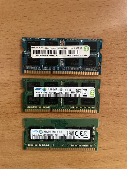 Ozu  4gb va 2gb ddr3 notebook