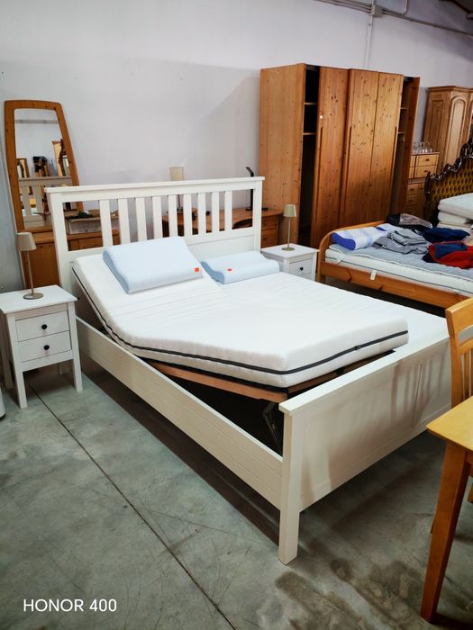 Pat 160x200 -Lemn Masiv- Mobilă Second Hand Germania
