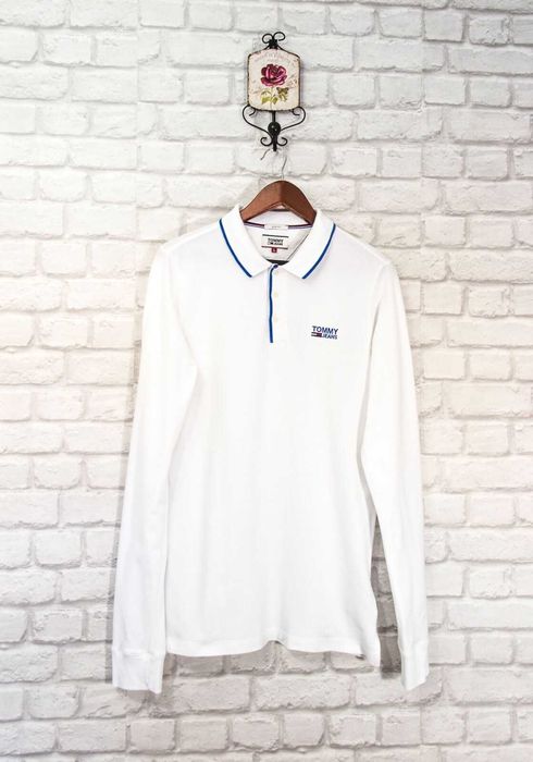 Tommy Hilfiger Slim Fit  Оригинална мъжка поло фланелка размер L