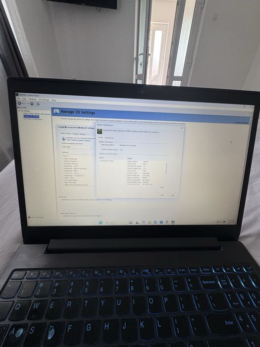 Laptop Lenovo i5 + GTX 1050, SSD + HDD 1TB, stare foarte bună