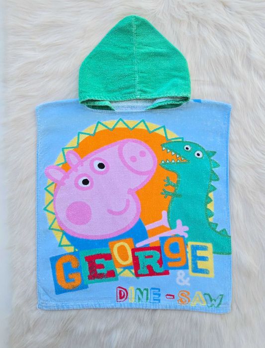 Детско пончо Peppa Pig George 3-6 години