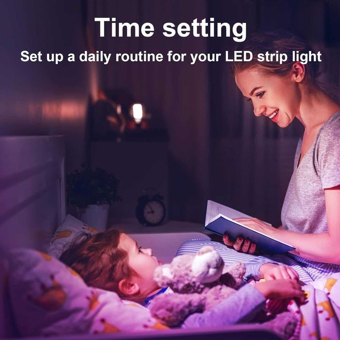 Bandă LED RGB 15 m. inteligentă