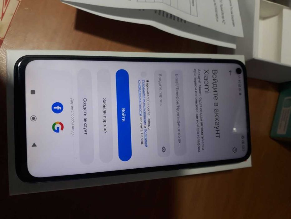 Redmi note 9 Pro с коробкой и зарядкой