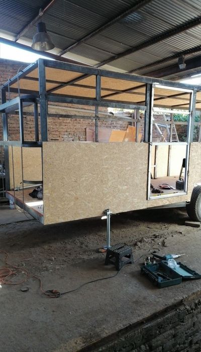 домик с колёсами