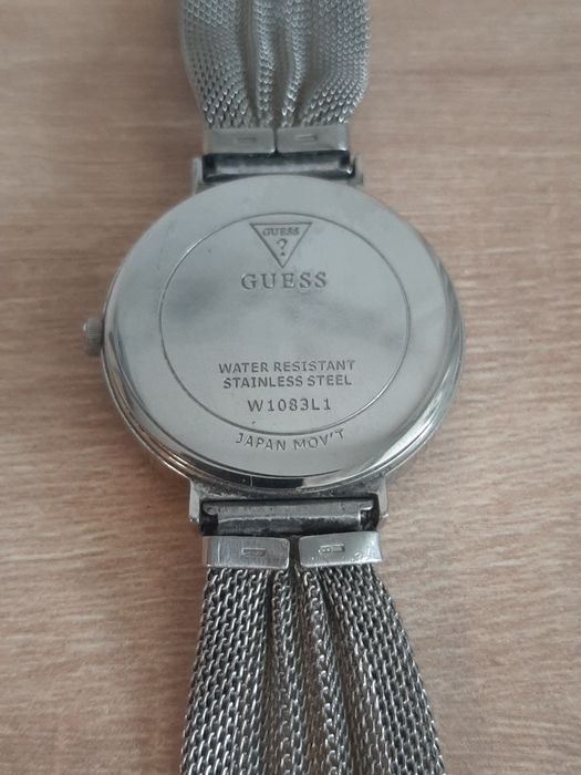 Ceas Damă GUESS Chiffon Silver W1083L1 Original – Argintiu cu Cristale