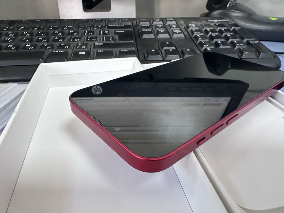 Iphone 13 red 100% батерия 128gb