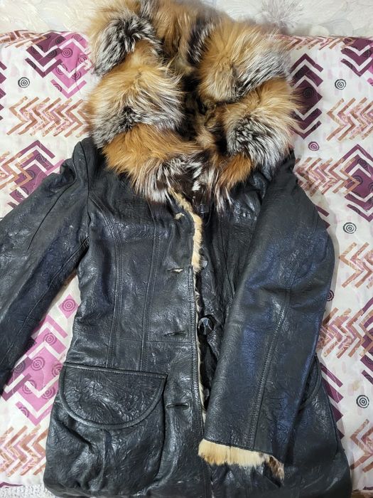 кожанная дублёнка