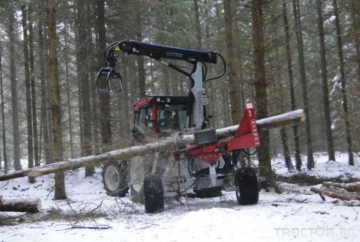 Харвестер за дърводобив HYPRO 755 с кран