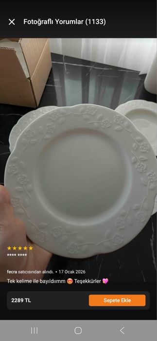 Столовый сервиз Güral Porselen Carmina