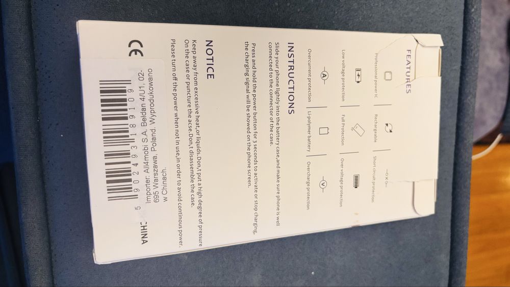 Carcasa cu baterie 7000 mAh pentru iPhone 13