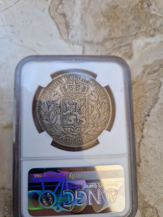 5 франка 1852г XF 45