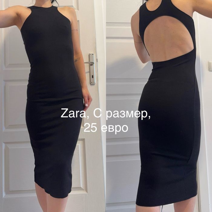 Рокля Zara с гол гръб
