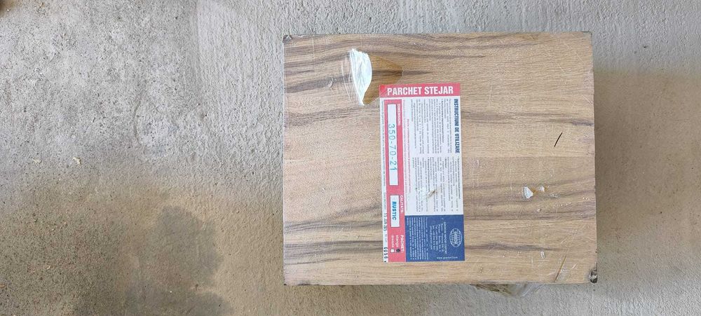 Parchet masiv STEJAR 21mm - 62 mp (Nou, SIGILAT) - Pret: 650€