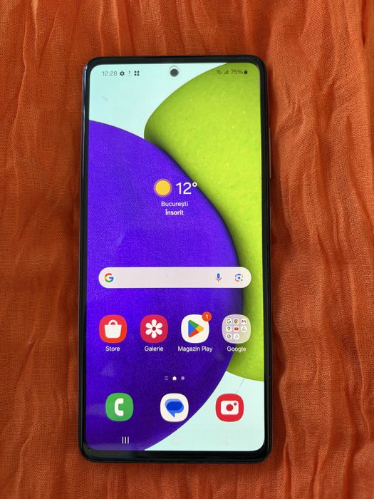 Samsung Galaxy A52 128GB Awesome White | Husă + Folie Sticlă