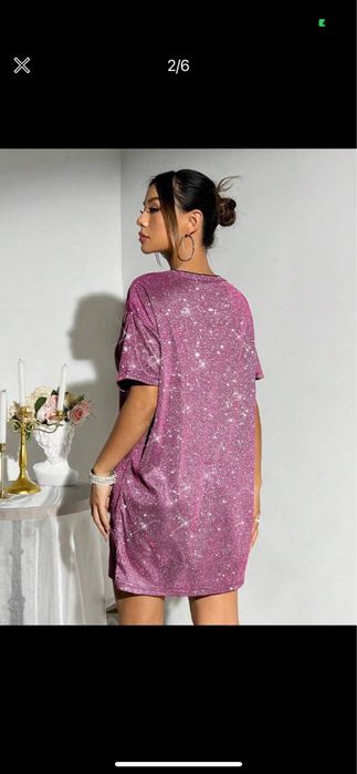 Платье футболка SHEIN