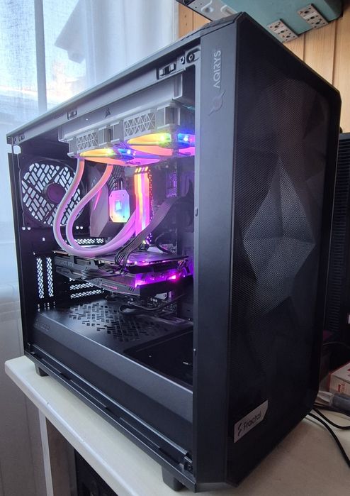 Carcasă pc gaming Fractal Design Meshify 2 Black geam transparenta