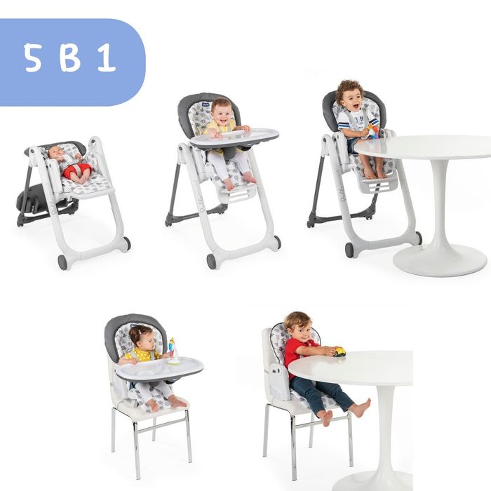 Стульчик для кормления chicco poly progress