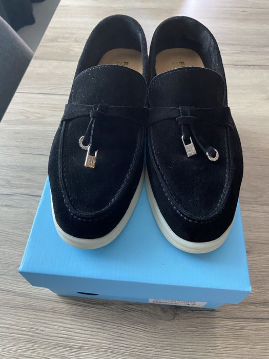 Дамски обувки велур черни