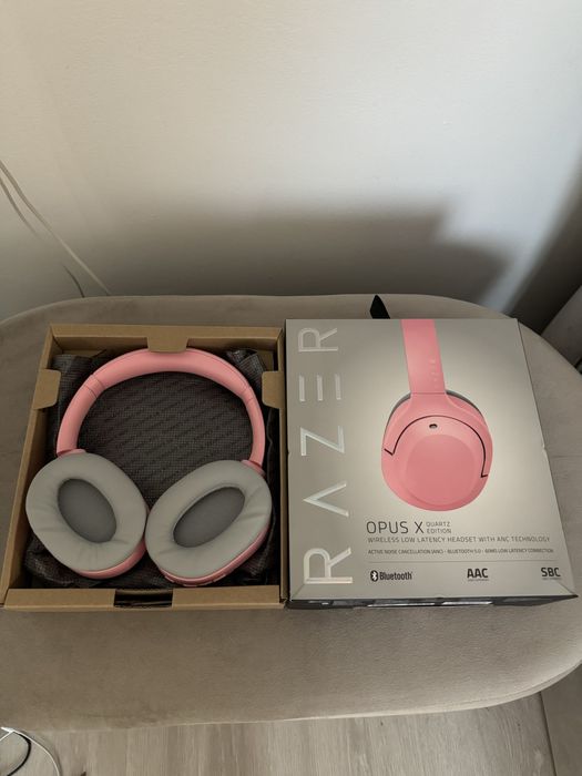 Casti Razer Opus X Quartz Edition Wireless