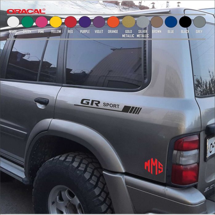 Стикери GR sport за Toyota GR / Подходящо за вашия джип