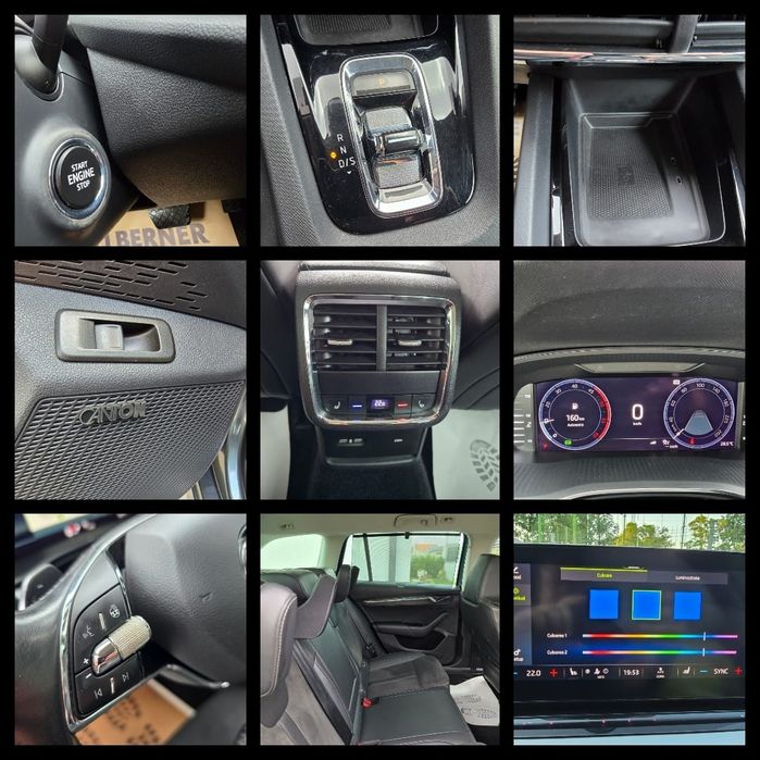 Skoda Octavia IV First Edition DSG 150CP Virtual Cockpit Matrix Tabletă Alcantara Ambientale Acc Front Assist Lane Assist Keyless Go  Cameră Cârlig E6
