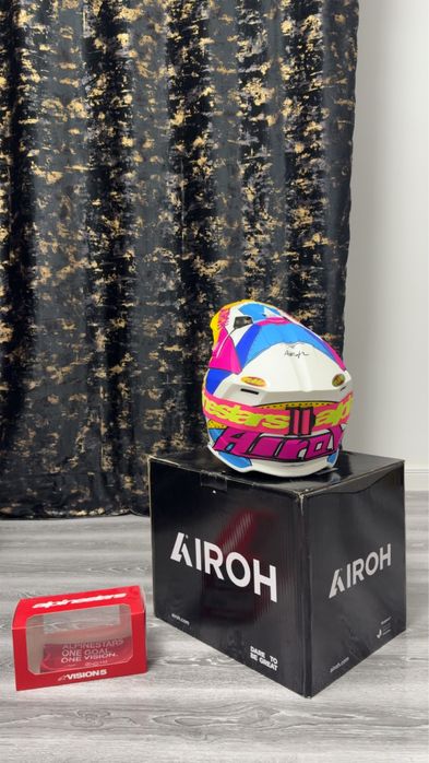 Cască Airoh cu ochelari Alpinestars