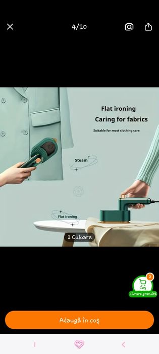 Fier de călcat portabil