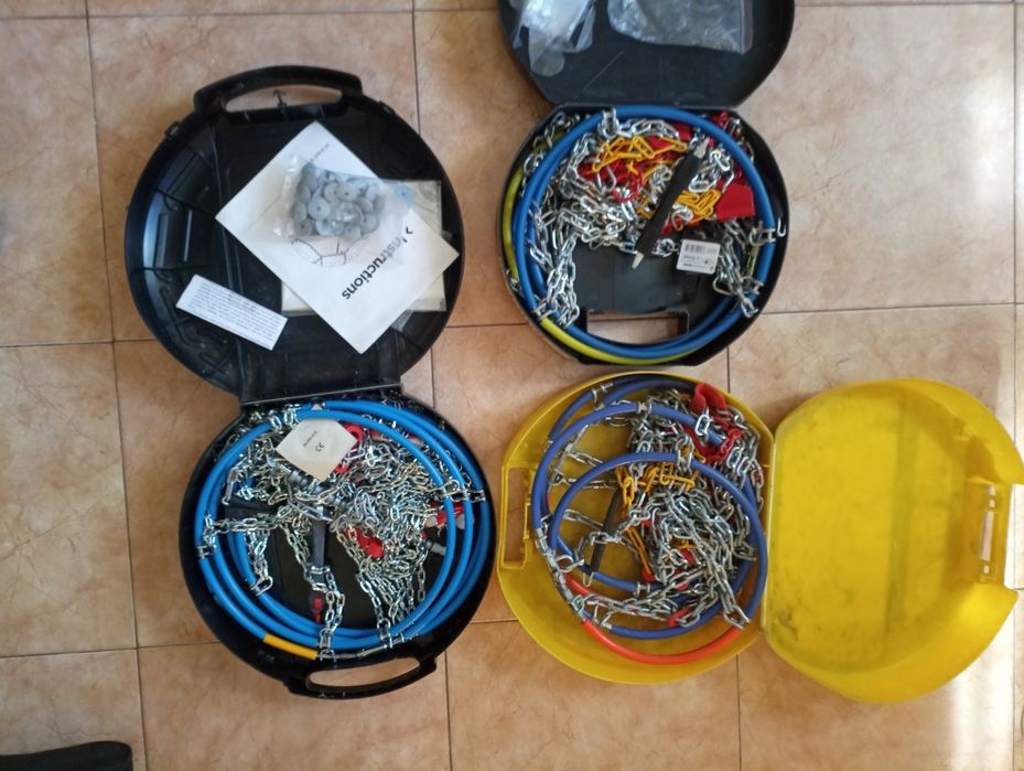 Вериги за сняг метални и текстилни