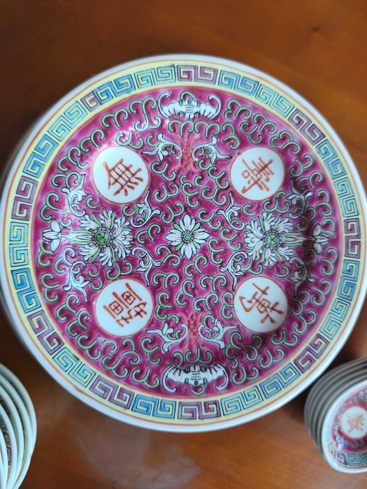 Set farfurie/linguri chinezesti 27 buc