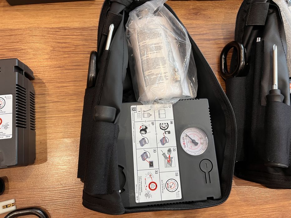 Промоция Компресор за надуване на гуми Vw Континентал(форд)нови с пяна