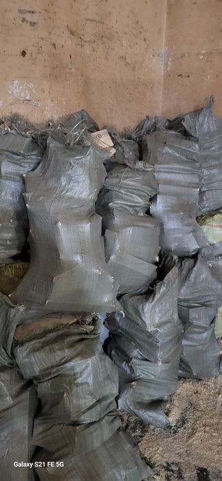 Дрова сосновые в мешках